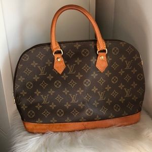 Monogram LV Leather Purse